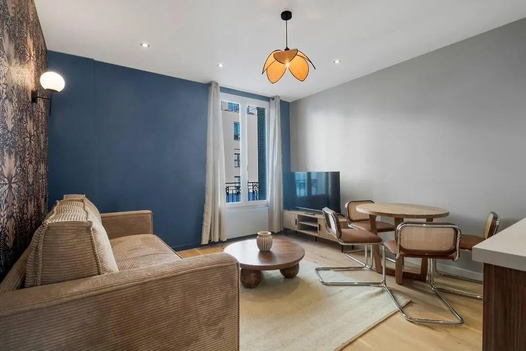 22.appart 4pers#1 Bedroom#pere Lachaise #nation * Париж
